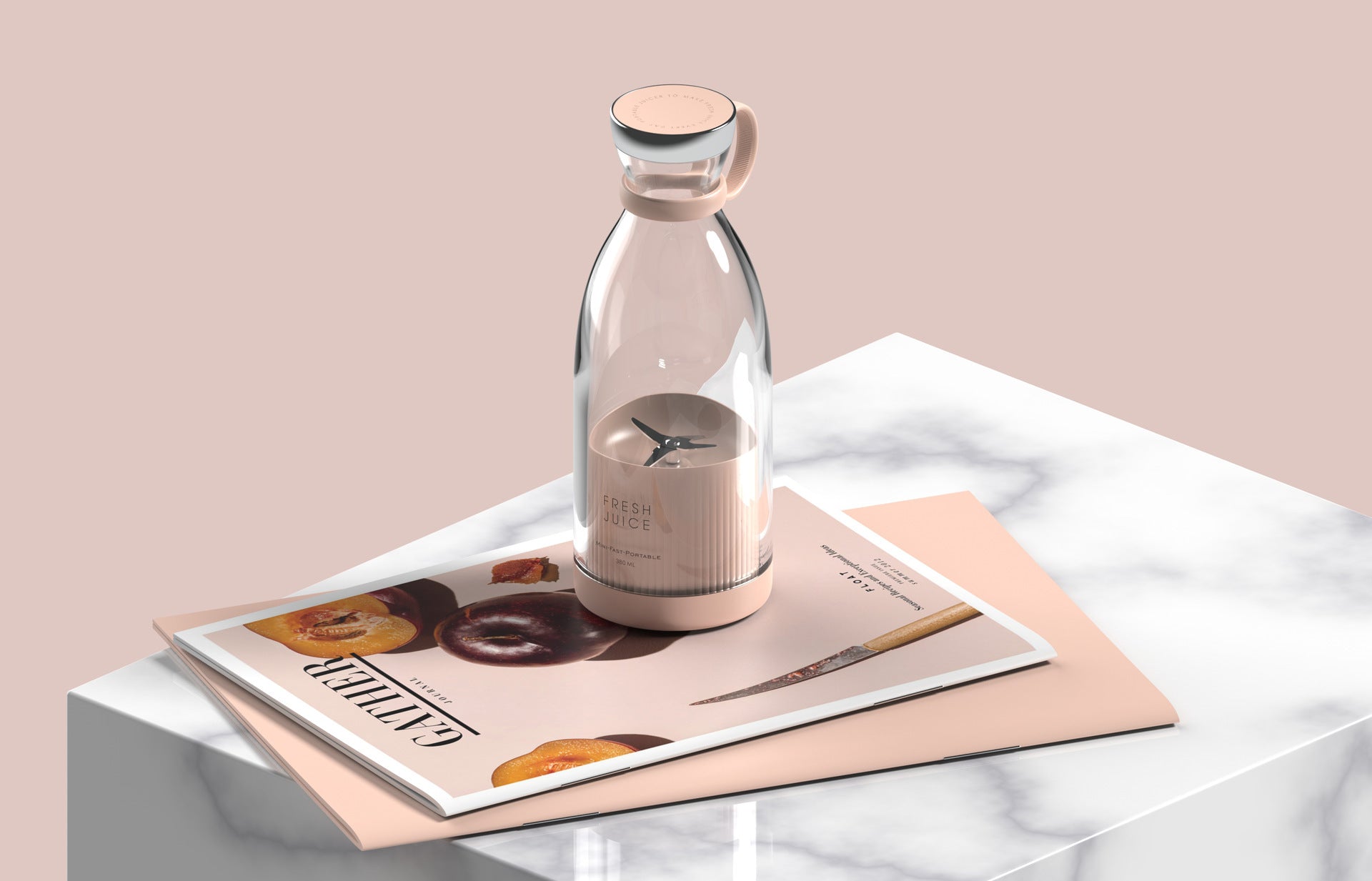 Portable USB Rechargeable Blender (350ML)