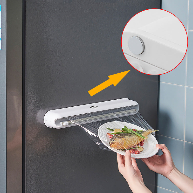 Wall-Mounted Cling Film Dispenser & Cutter