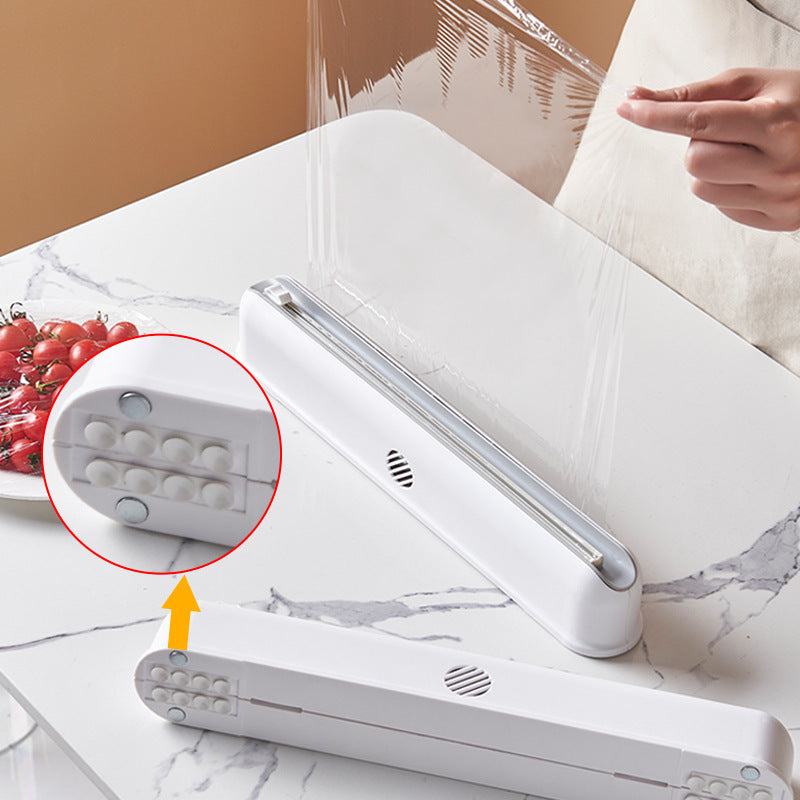 Wall-Mounted Cling Film Dispenser & Cutter