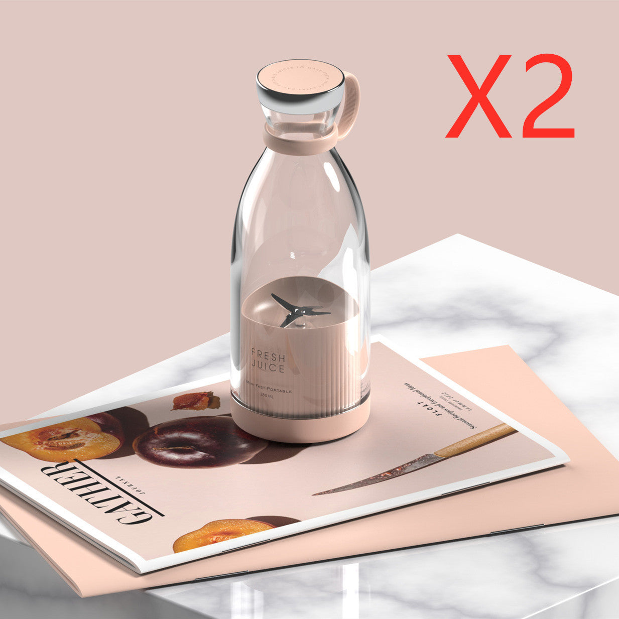 Portable USB Rechargeable Blender (350ML)