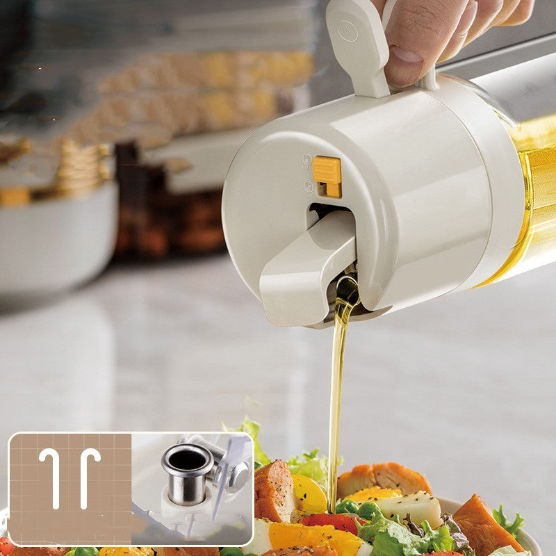 2 In 1 Oil Sprayer & Dispenser Bottle